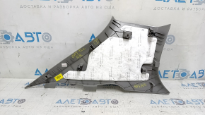 Right rear pillar trim for Kia Optima 11-15, gray, scratches, plastic turned white