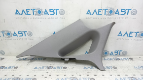 Left rear pillar trim for Hyundai Sonata 15-17, gray, broken fasteners