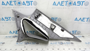 Left rear pillar trim for Hyundai Sonata 15-17, gray, broken fasteners
