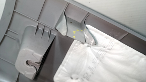 Left rear pillar trim for Hyundai Sonata 15-17, gray, broken fasteners
