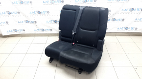 Rear row of seats 2nd row Mazda CX-9 16-17 black leather, fur