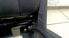 Right rear seat backrest for Audi Q5 8R 09-17, grey leather, wrinkled, needs cleaning