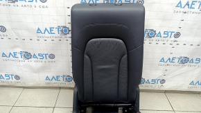 Right rear seat backrest for Audi Q5 8R 09-17, grey leather, wrinkled, needs cleaning