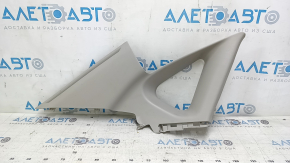 Rear pillar trim left Nissan Sentra 13-19 gray, broken fasteners