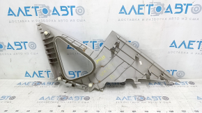 Rear pillar trim left Nissan Sentra 13-19 gray, broken fasteners