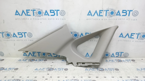 Left rear pillar trim for Nissan Sentra 13-19, gray, scratches