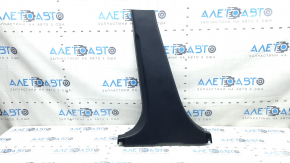 Mazda CX-9 16-23 black center pillar trim, worn, left lower