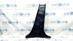 Mazda CX-9 16-23 black center pillar trim, worn, left lower