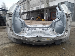 Mazda CX-9 16-23 rear panel, 4-piece set, white, on the body