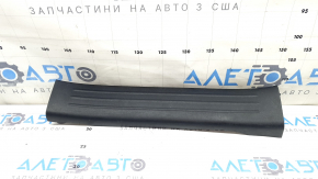 Mazda CX-9 16-23 black rear left door sill trim, worn