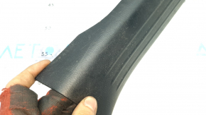 Mazda CX-9 16-23 black rear left door sill trim, worn
