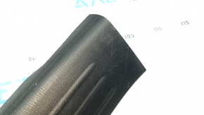 Mazda CX-9 16-23 black rear left door sill trim, worn