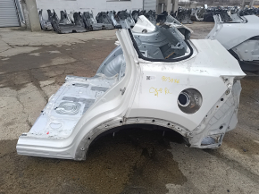 Quarter wing rear left Mazda CX-9 16-23 white, on the body