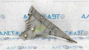 Rear pillar trim left Nissan Versa 12-19 usa gray, worn