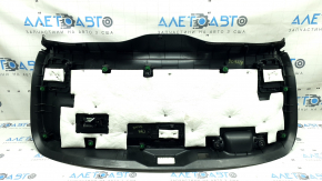 Mazda CX-9 16-23 lower tailgate trim, black scratches, dented plug