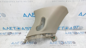 Rear pillar trim behind the window left Nissan Pathfinder 13-20 beige, rubbed
