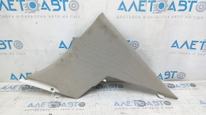 Right rear pillar trim for Infiniti G25 G35 G37 4d 06-15, gray, dry-cleanable
