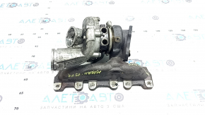 Turbocharger assembly with manifold, right, Porsche Macan 15-18 3.0T 90kW