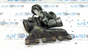 Turbocharger assembly with manifold, left, Porsche Macan 15-18, 3.0T, 106kW