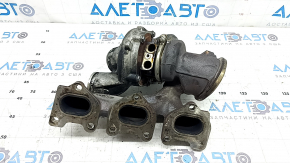 Turbocharger assembly with manifold, left, Porsche Macan 15-18, 3.0T, 106kW
