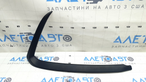 Right front bumper molding for Mazda CX-9 16-23, sand-finished structure