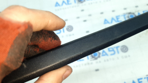 Mazda CX-9 16-23 front bumper center molding, bent, scratches