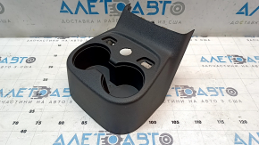 Rear center console trim (cup holders) Chevrolet Volt 16 - black, without cigarette lighter and buttons, scratches