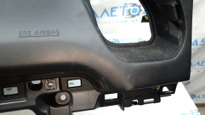 Mazda CX-9 16-23 black, scratched dashboard with airbag