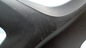 Left side center console trim for Hyundai Santa FE Sport 13-18, black, scratched