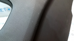 Left side center console trim for Hyundai Santa FE Sport 13-18, black, scratched