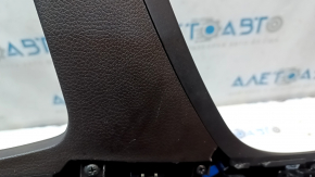 Right side center console trim for Hyundai Santa FE Sport 13-18, black, scratches