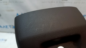 Rear center console trim for Hyundai Santa FE Sport 17-18, black, scuffed