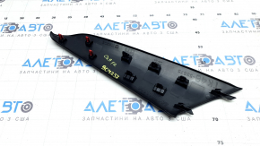 Mazda CX-9 16-23 black upper right center console trim
