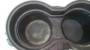 Dodge Challenger 15-23 Restored Center Console Cup Holders, Black, Illuminated, Dry Clean Ready