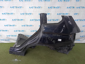 Quarter wing rear left BMW X3 F25 11-17 on the body, black, pokes