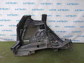 Quarter wing rear left BMW X3 F25 11-17 on the body, black, pokes