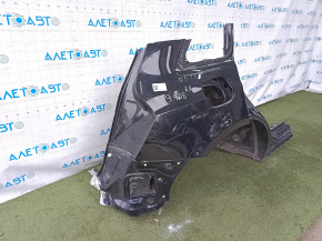 Quarter wing rear right Audi Q5 8R 09-17 on the body, black, butt