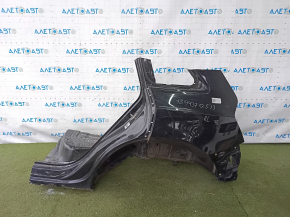 Quarter wing rear left Audi Q5 8R 09-17 on the body, black, bumpers