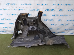 Quarter wing rear left Audi Q5 8R 09-17 on the body, black, bumpers