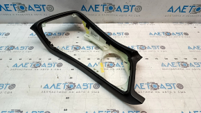 Dodge Challenger center console trim trim 15-23 rest, black leather, broken fastener