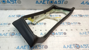 Dodge Challenger center console trim trim 15-23 rest, black leather, broken fastener