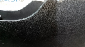 Left side center console trim for a 1920s Dodge Challenger, black, with cap, scratches