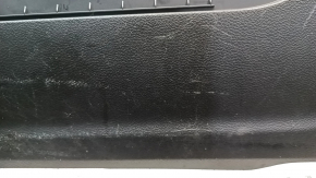 Left side center console trim for a 1920s Dodge Challenger, black, with cap, scratches