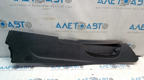 Right side center console trim for a 1995 Dodge Challenger, black, with a plug and cigarette lighter, scratches