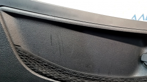 Right side center console trim for a 1995 Dodge Challenger, black, with a plug and cigarette lighter, scratches