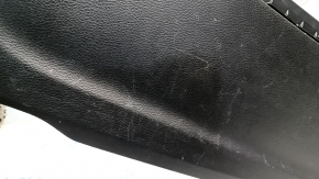 Right side center console trim for a 1995 Dodge Challenger, black, with a plug and cigarette lighter, scratches