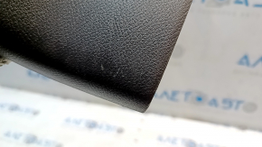 Rear center console trim for a 1920s Dodge Challenger, black, scratches