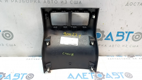 Rear center console trim for a 1920s Dodge Challenger, black, scratches