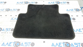 Rear left interior mat for Porsche Macan 15-23, cloth, black