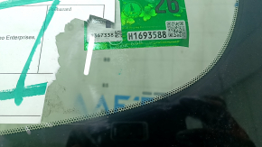 Mazda CX-9 16-18 windshield with rain sensor, sand